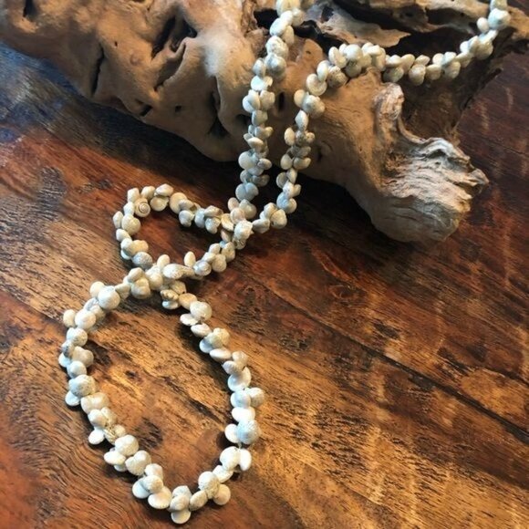 Vintage Tiny Shell Necklace 36 Inches - Picture 1 of 5